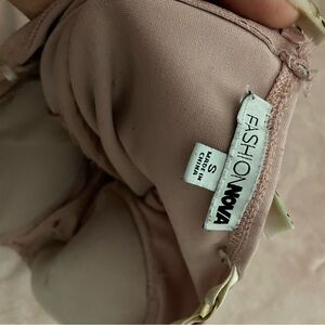 Fashion nova jumpsuit mesh sides